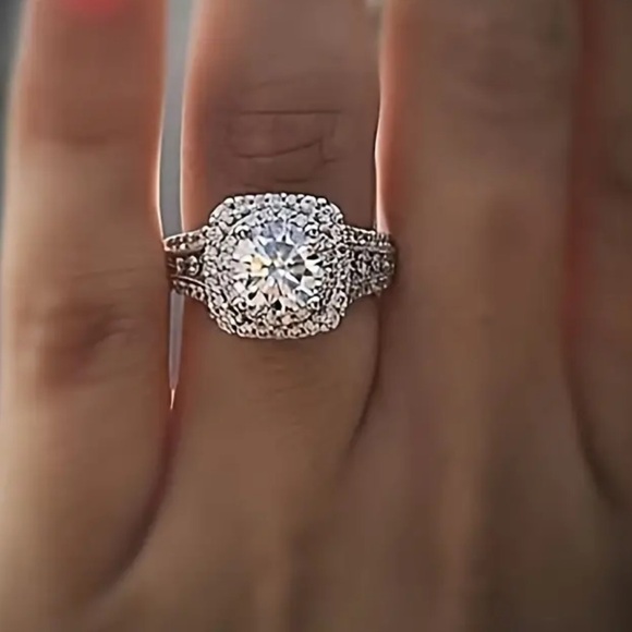 💍💎 Sophisticated Aurora Ring - Dazzling Synthetic Gemstone, Fine Jewelry gift - Picture 3 of 7